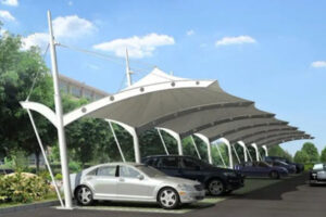 Membrane structure carport