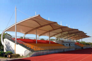 Membrane structure grandstand