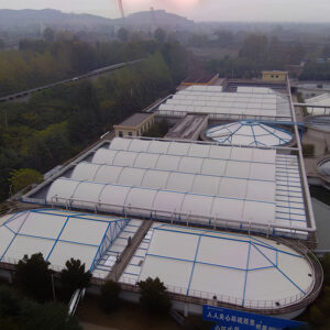 Sewage tank cover plate solid factory arch arc type chemical plant water tank cover sealing cover with long service life